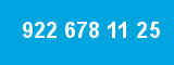 922 678 11 25